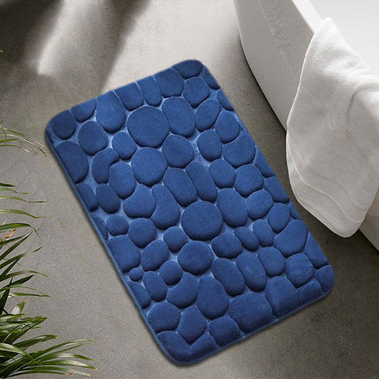 Badezimmermatte mit Steinmuster