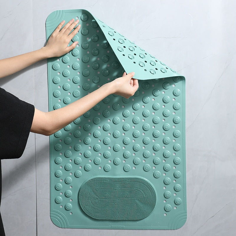Badematte mit Fußpeeling-Bereich